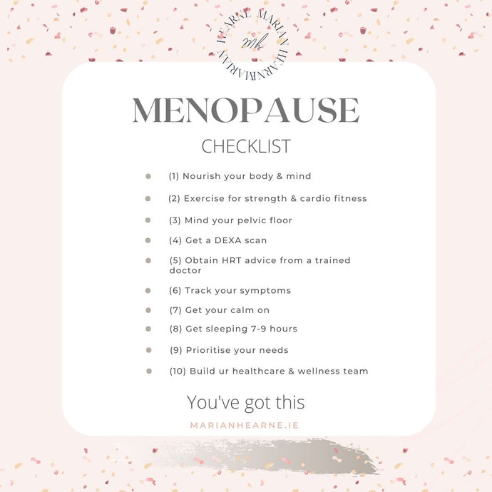 Menopause Checklist: 10 steps to start prioritising you in midlife