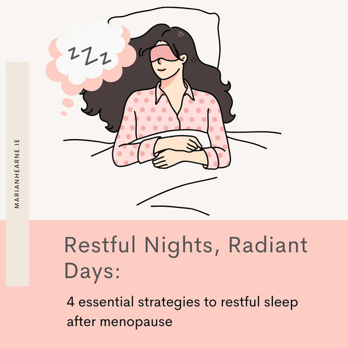 Restful nights, radiant days: 4 essential strategies to aid restful sleep after menopause