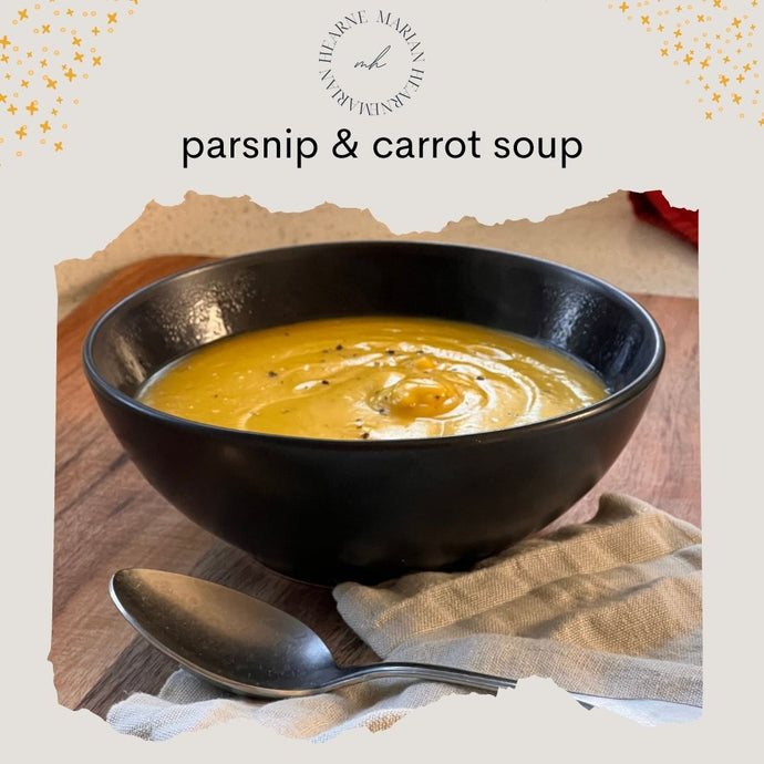 Warming parsnip and carrot soup