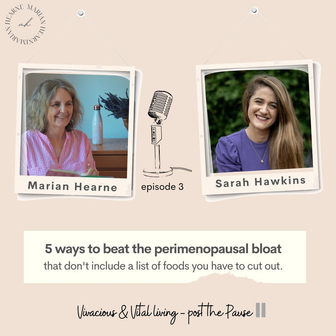 5 ways to beat the perimenopausal bloat with Sarah Hawkins